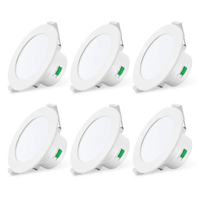 Imontuojami LED šviestuvai Alluso 10W IP65 nikelio spalvos