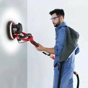 Sienų ir lubų šlifuoklis 1390 W, skersmuo 225 mm, LED darbinė galvutė, galvutė pakreipta iki 90°