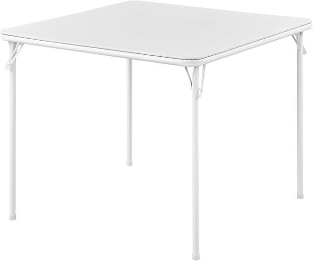 KAIHAOWIN sulankstomas stalas 85 x 85 cm, universalus sulankstomas sodo stalas